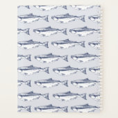 Cool Vis Patroon Gepersonaliseerde School Planner (Achterkant)