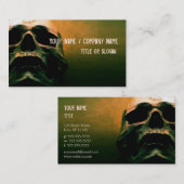 Cool visitekaartje van de schedel (Voorkant / Achterkant)