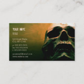 Cool visitekaartje van de schedel (Achterkant)