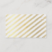 COOL VISITEKAARTJE vet spot gouden folie sunburst (Achterkant)