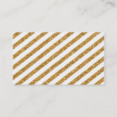 COOL VISITEKAARTJE vet vlek goud glitter effect (Achterkant)