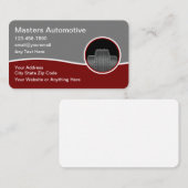 Cool Visitekaartjes van het thema autobanden (Voorkant / Achterkant)