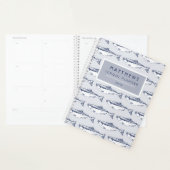 Cool Vispatroon Gepersonaliseerde School Planner (Display)