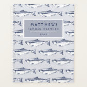 Cool Vispatroon Gepersonaliseerde School Planner (Voorkant)