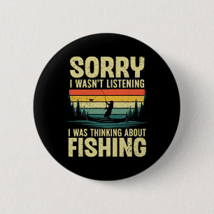 Cool Vissen Voor Mannen Vrouwen Visser B Forel Vis Ronde Button 5,7 Cm
