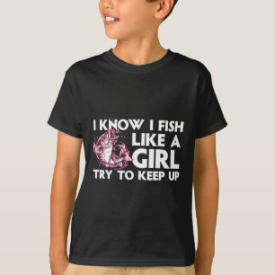 Cool Vissen Voor Vrouwen Meisjes Forel Visser B Vi T-shirt