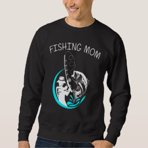 Cool Vist Kunst voor mama vrouwen Visserij Hook Trui