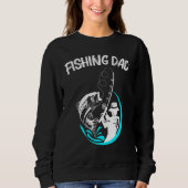 Cool Vist Kunst voor mannen Vissers Hook B Trui (Voorkant)