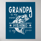 Cool Vist opa-ontwerp Poster (Voorkant)