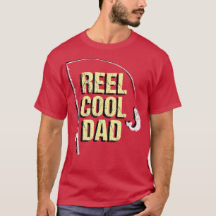 Cool Vist papa Funny Fathers Day Gift voor Fishe T-shirt