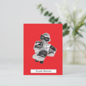 Cool Vliegende Pop Ansichtkaart Briefkaart (Staand voorkant)