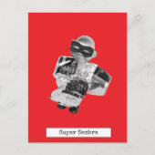 Cool Vliegende Pop Ansichtkaart Briefkaart (Voorkant)