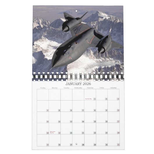 Cool Vliegtuig Foto, Jet Fighter, Fun Aviation Kalender (Jan 2026)