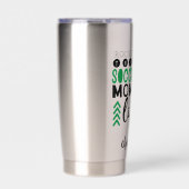 Cool Voetbal Moeder Leven Gepersonaliseerde Moeder Geïsoleerde Drinkbeker (Voorkant)