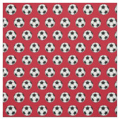 Cool Voetbal Red Stof (Swatch)