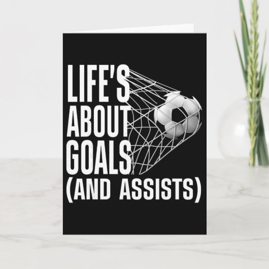 Cool Voetbal Voor Mannen Vrouwen Voetbal Liefhebbe Kaart (Voorkant)