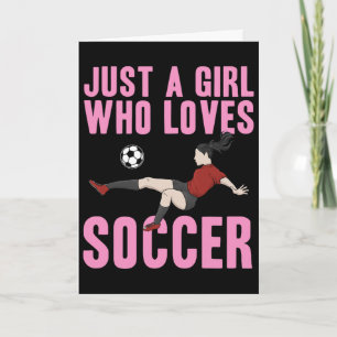 Cool Voetbal Voor Vrouwen Meisjes Moeder Voetbalsp Kaart