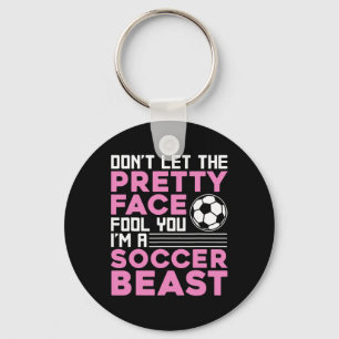 Cool Voetbal Voor Vrouwen Tiener Meisjes Voetbal L Sleutelhanger