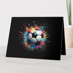 Cool Voetballer Sport voor Jongens Mannen Meisjes  Kaart