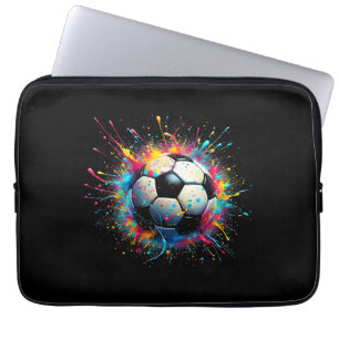 Cool Voetballer Sport voor Jongens Mannen Meisjes  Laptop Sleeve