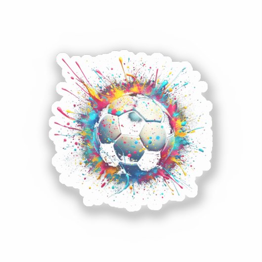 Cool Voetballer Sport voor Jongens Mannen Meisjes  Sticker (Voorkant)
