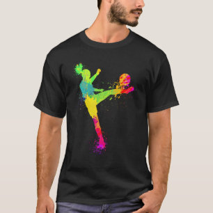Cool voetbalontwerp voor vrouwen meisjes voetbalsp t-shirt