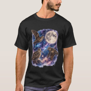Cool Vogelliefhebber Houtsnip Vogels Onder Maan St T-shirt