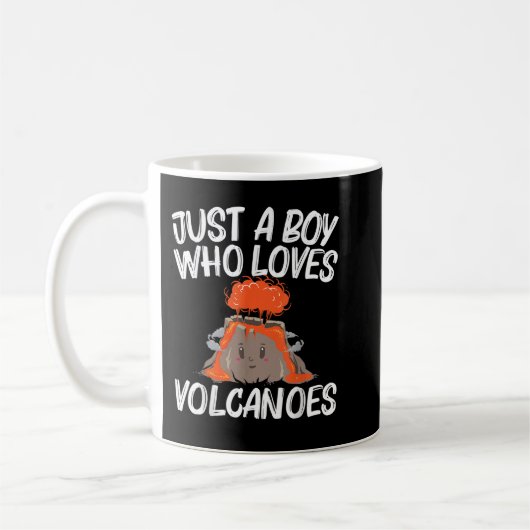 Cool Volcano Gift for boys Kinder Lava Magma Erupt Koffiemok (Links)