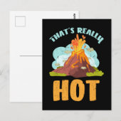 Cool Volcano Lover Funny Geology Boys Girls Briefkaart (Voorkant / Achterkant)