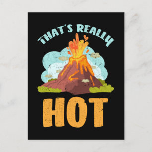 Cool Volcano Lover Funny Geology Boys Girls Briefkaart
