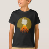Cool Volcano-ontwerp T-shirt (Voorkant)