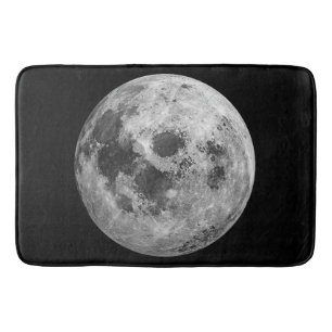 Cool Volle Maan Graphic Space Astronomy Science Badmat