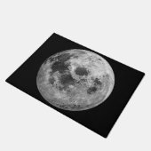 Cool Volle Maan Graphic Space Astronomy Science Deurmat (Schuin)