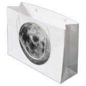 Cool Volle Maan Graphic Space Astronomy Science Groot Cadeauzakje (Achterkant Gekanteld)