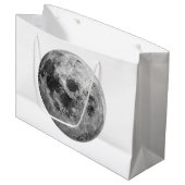 Cool Volle Maan Graphic Space Astronomy Science Groot Cadeauzakje (Voorkant Gekanteld)