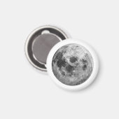 Cool Volle Maan Graphic Space Astronomy Science Magneet (Voorkant / Achterkant)
