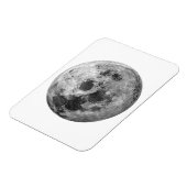 Cool Volle Maan Graphic Space Astronomy Science Magneet (Linkerzijde)