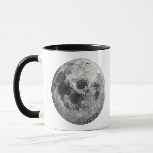 Cool Volle Maan Graphic Space Astronomy Science Mok (Links)