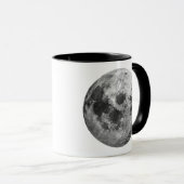 Cool Volle Maan Graphic Space Astronomy Science Mok (Voorkant rechts)