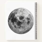 Cool Volle Maan Graphic Space Astronomy Science Notitieboek (Achterkant)