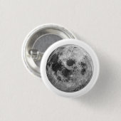 Cool Volle Maan Graphic Space Astronomy Science Ronde Button 3,2 Cm (Voorkant /achterkant)