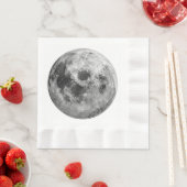 Cool Volle Maan Graphic Space Astronomy Science Servet (Insitu)