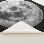 Cool Volle Maan Graphic Space Astronomy Science Sherpa Deken (3/4)