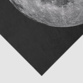 Cool Volle Maan Graphic Space Astronomy Science Tissuepapier (Detail)