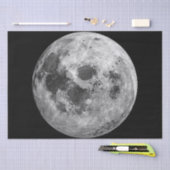 Cool Volle Maan Graphic Space Astronomy Science Tissuepapier (Craft)