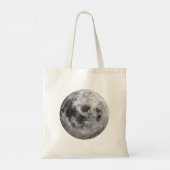 Cool Volle Maan Graphic Space Astronomy Science Tote Bag (Achterkant)