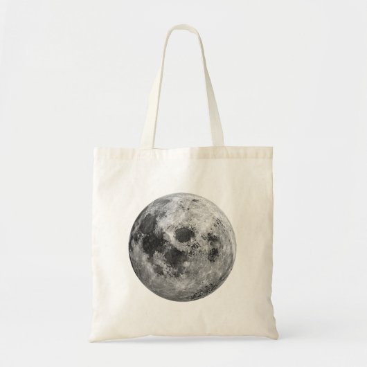 Cool Volle Maan Graphic Space Astronomy Science Tote Bag (Voorkant)