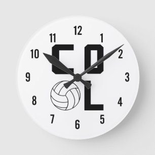 Cool Volleybal Ronde Klok