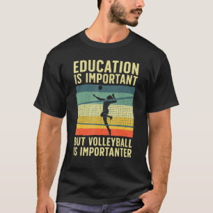 Cool volleybal voor mannen vrouwen tiener team spe t-shirt