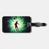 Cool Volleyball Bagagelabel (Achterkant horizontaal)